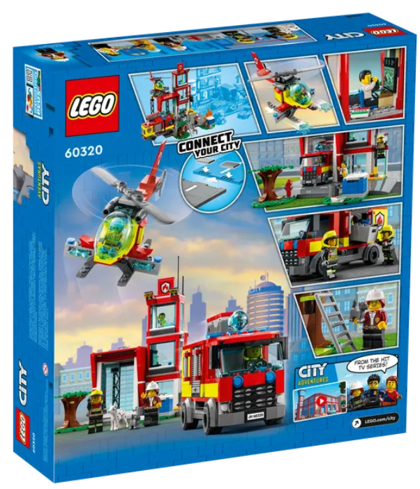 Конструктор LEGO City Пожарная часть, 540 деталей (60320) - фото 3
