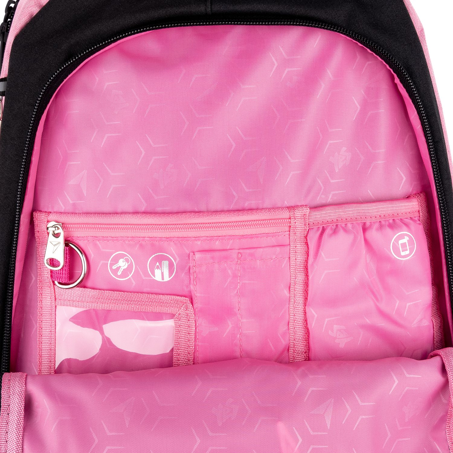 Рюкзак Yes TS-61 Girl Wonderful, черный с розовым (558908) - фото 13