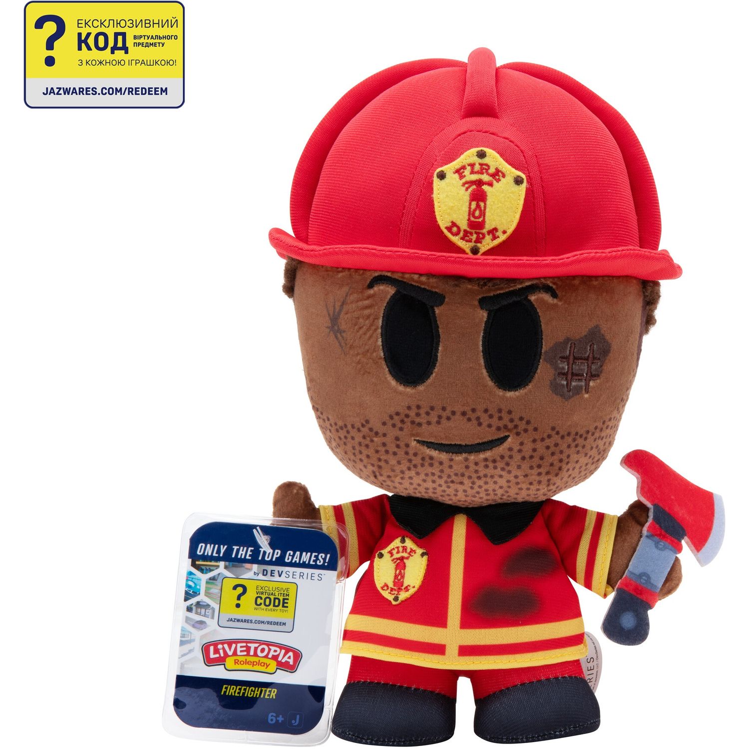 Мягкая игрушка DevSeries Collector Plush Livetopia: Firefighter (CRS0014) - фото 1