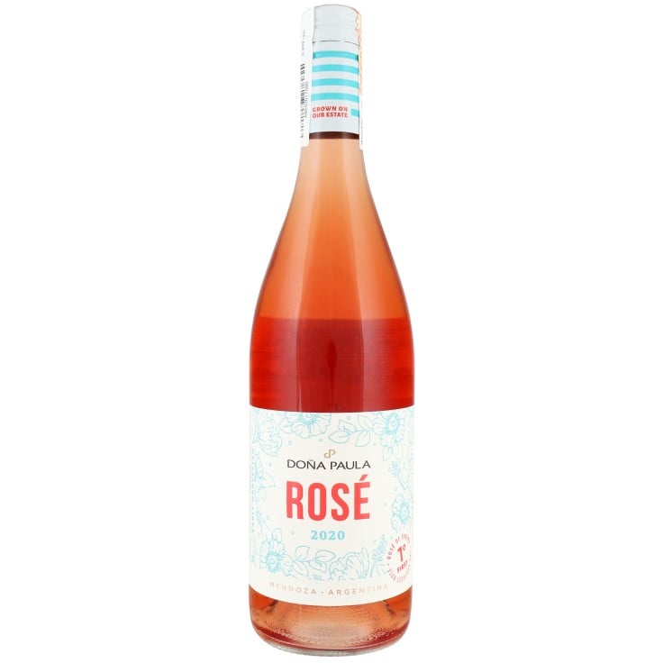 Вино Dona Paula Malbec Rose, рожеве, сухе, 0,75 л - фото 1