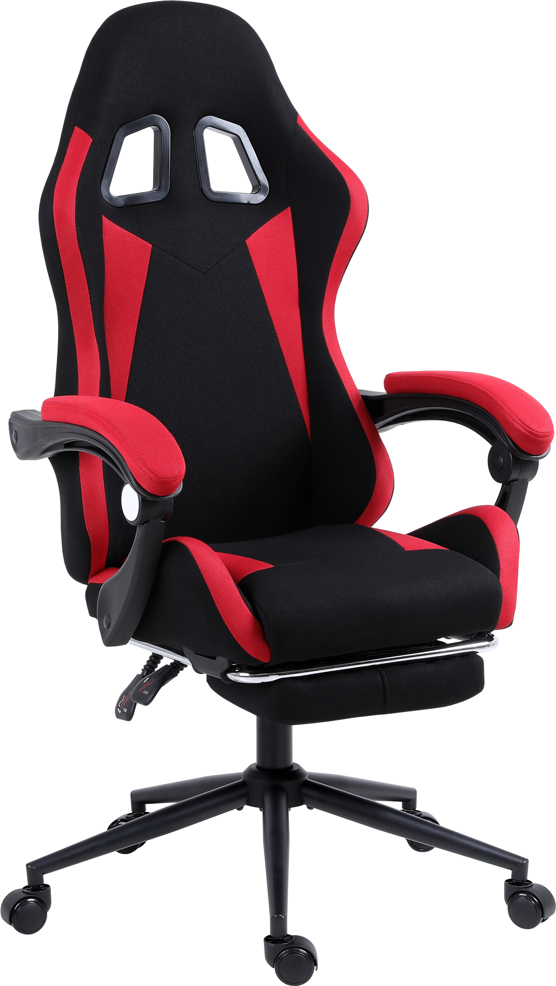 Геймерське крісло GT Racer чорне з червоним (X-2324 Fabric Black/Red) - фото 8