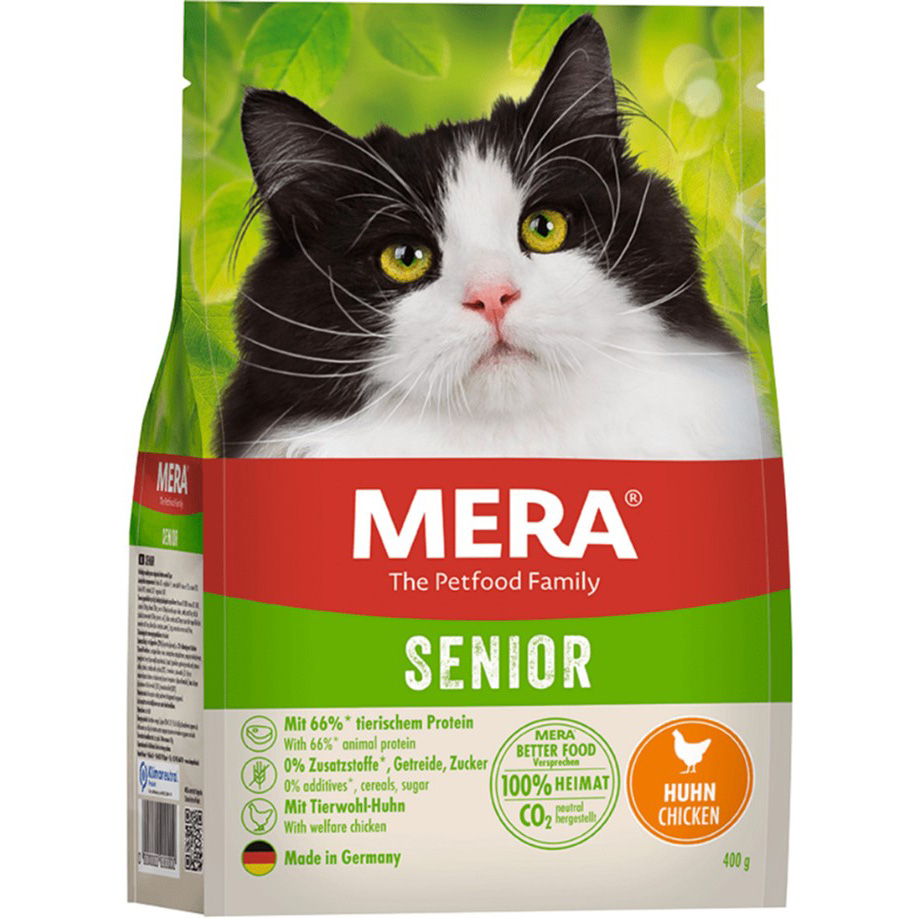 Сухой корм для кошек пожилого возраста Mera Senior Cat Chicken 400 г - фото 1