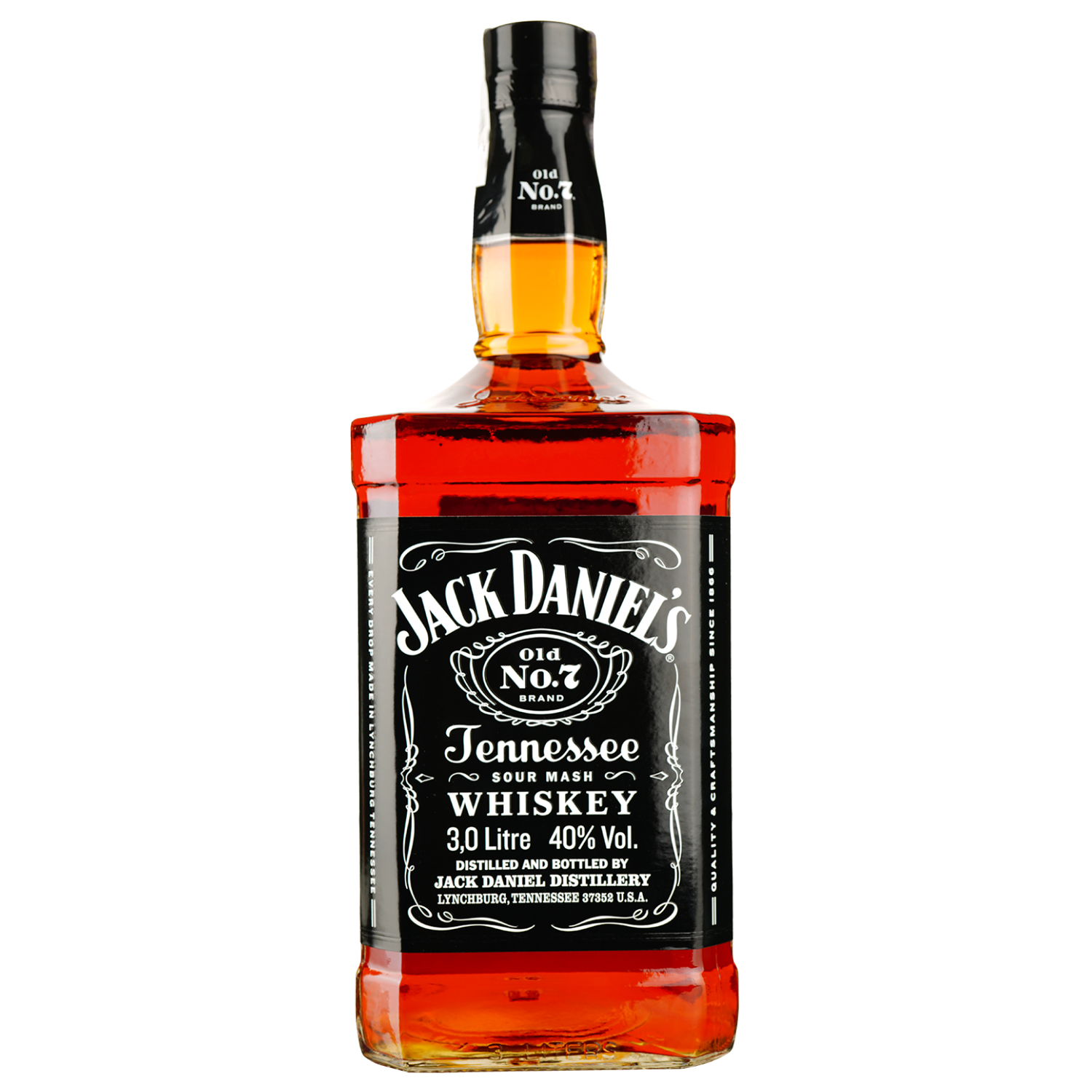 Виски Jack Daniel's Tennessee Old No.7, 40%, 3 л (590067) - фото 1