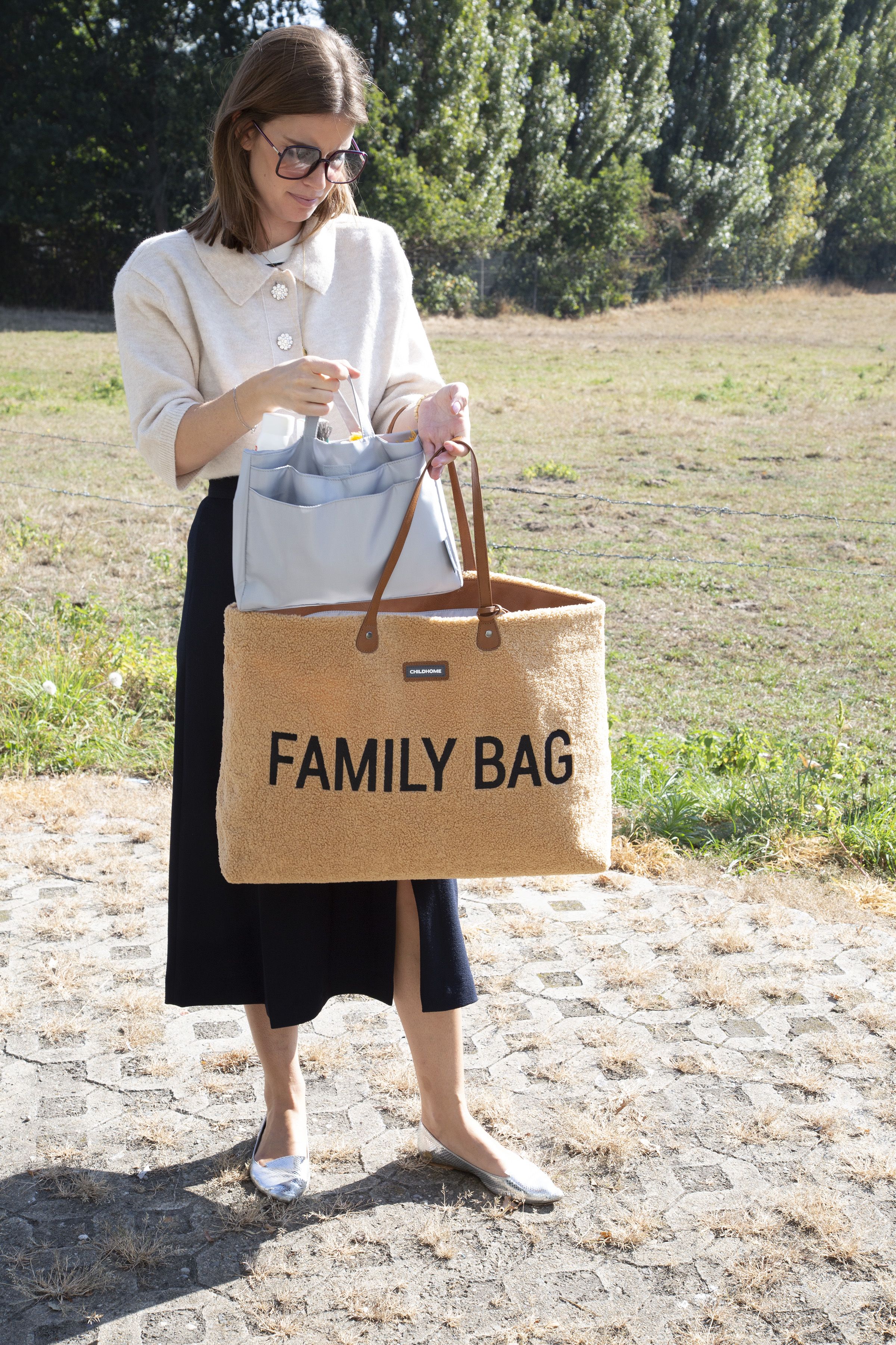 Органайзер до сумки Childhome Mommy bag, серый (CWINB) - фото 11