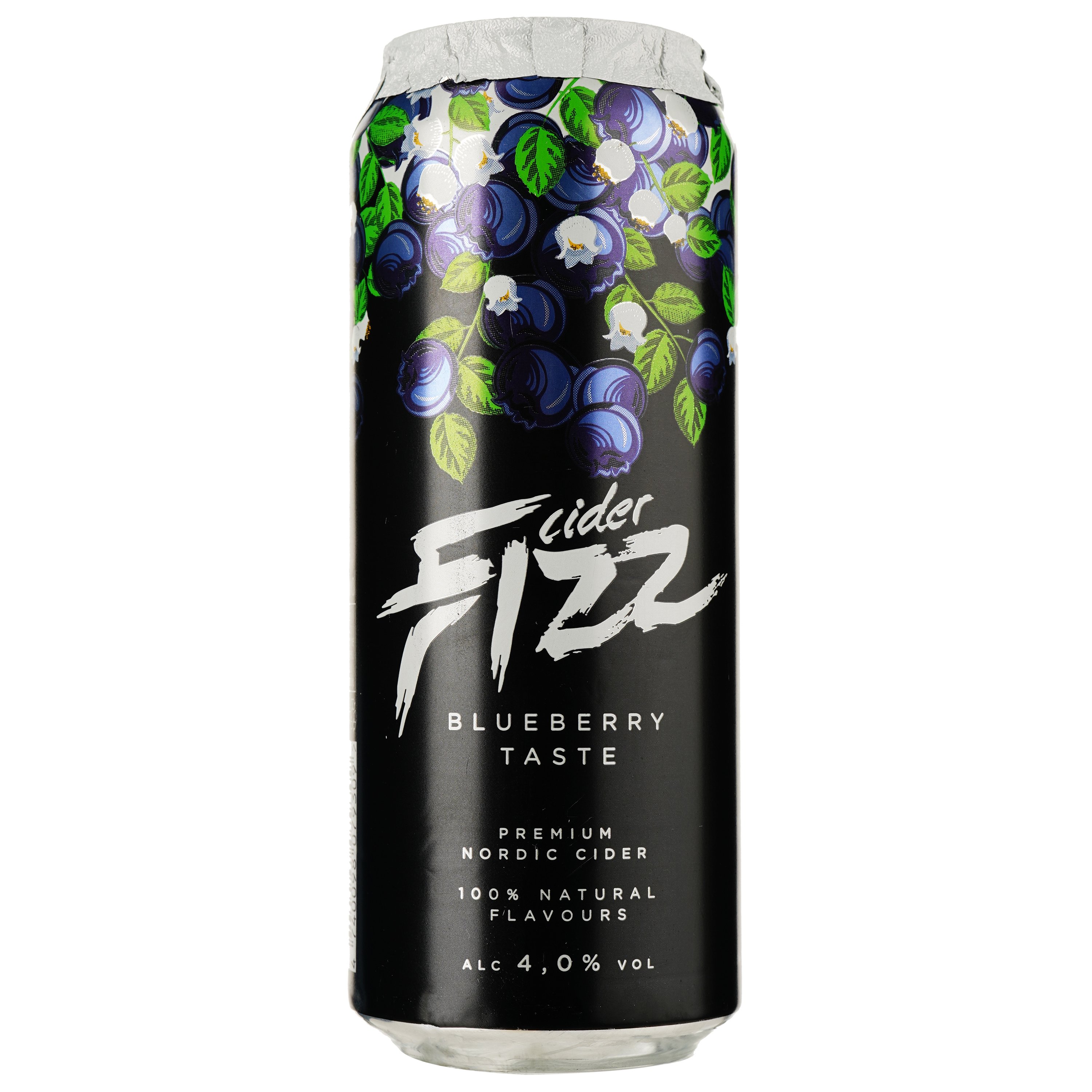 Сидр Fizz Blueberry, 4%, ж/б, 0,5 л - фото 1