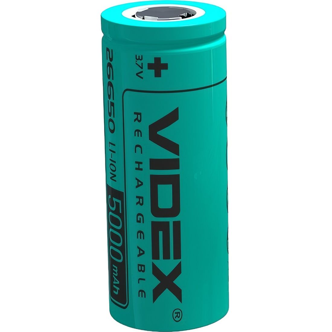 Акумулятор Videx Li-ion 26650 без захисту 5000 mAh bulk 1 шт. (26650/5000/1B) - фото 1