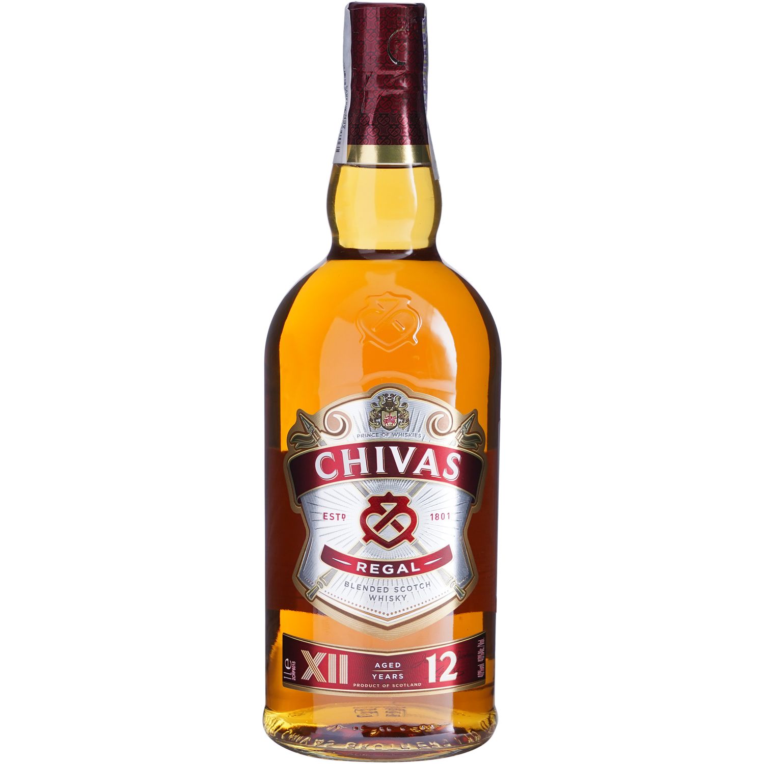 Віскі Chivas Regal 12 years old 40% 1 л (37440) - фото 1