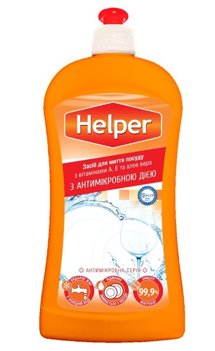 Антимикробное средство для мытья посуды Helper Ромашка, 500 мл - фото 1