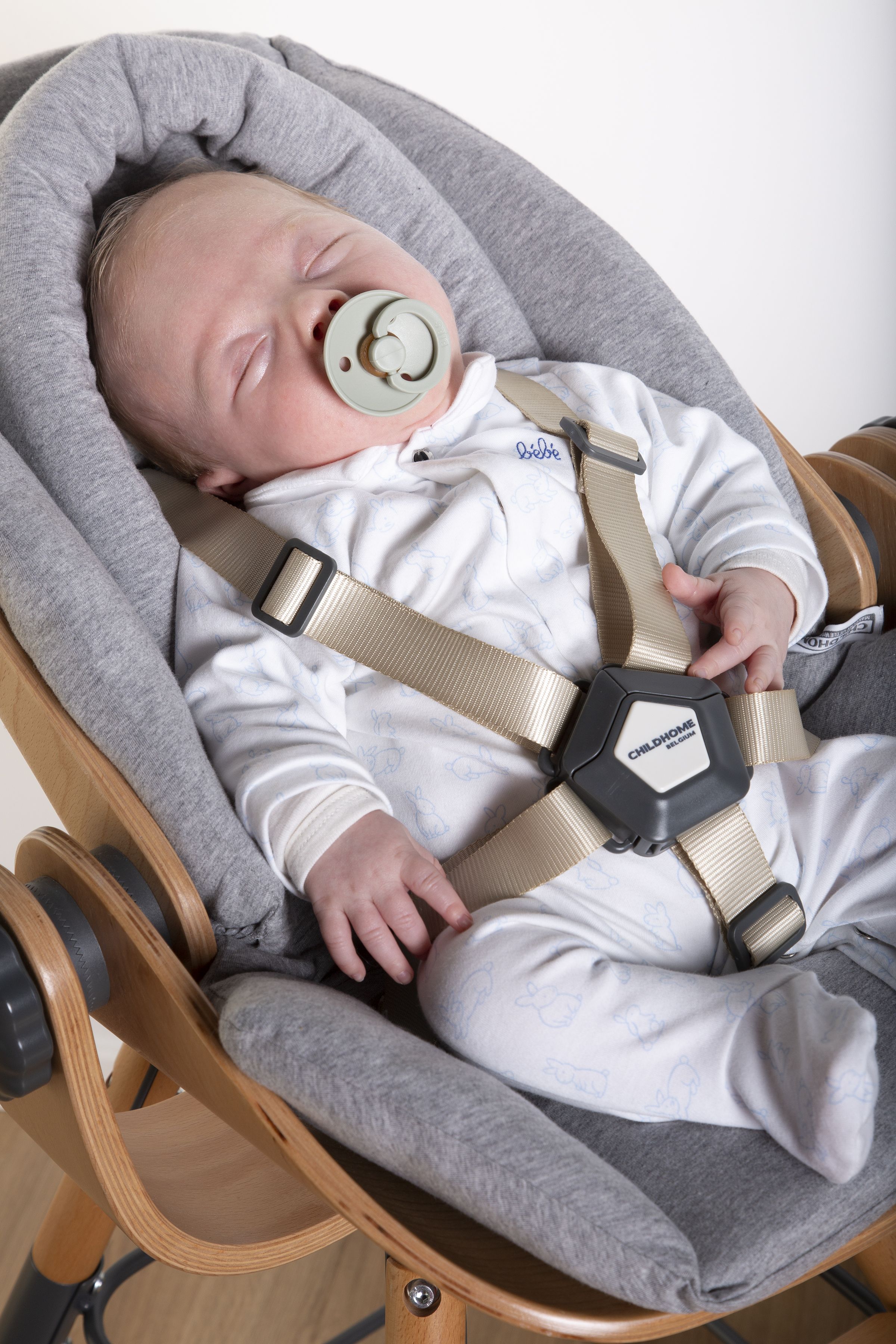 Подушка на сидіння для новонародженого Childhome Evolu, сіра (CHEVOSCNBJG) - фото 8