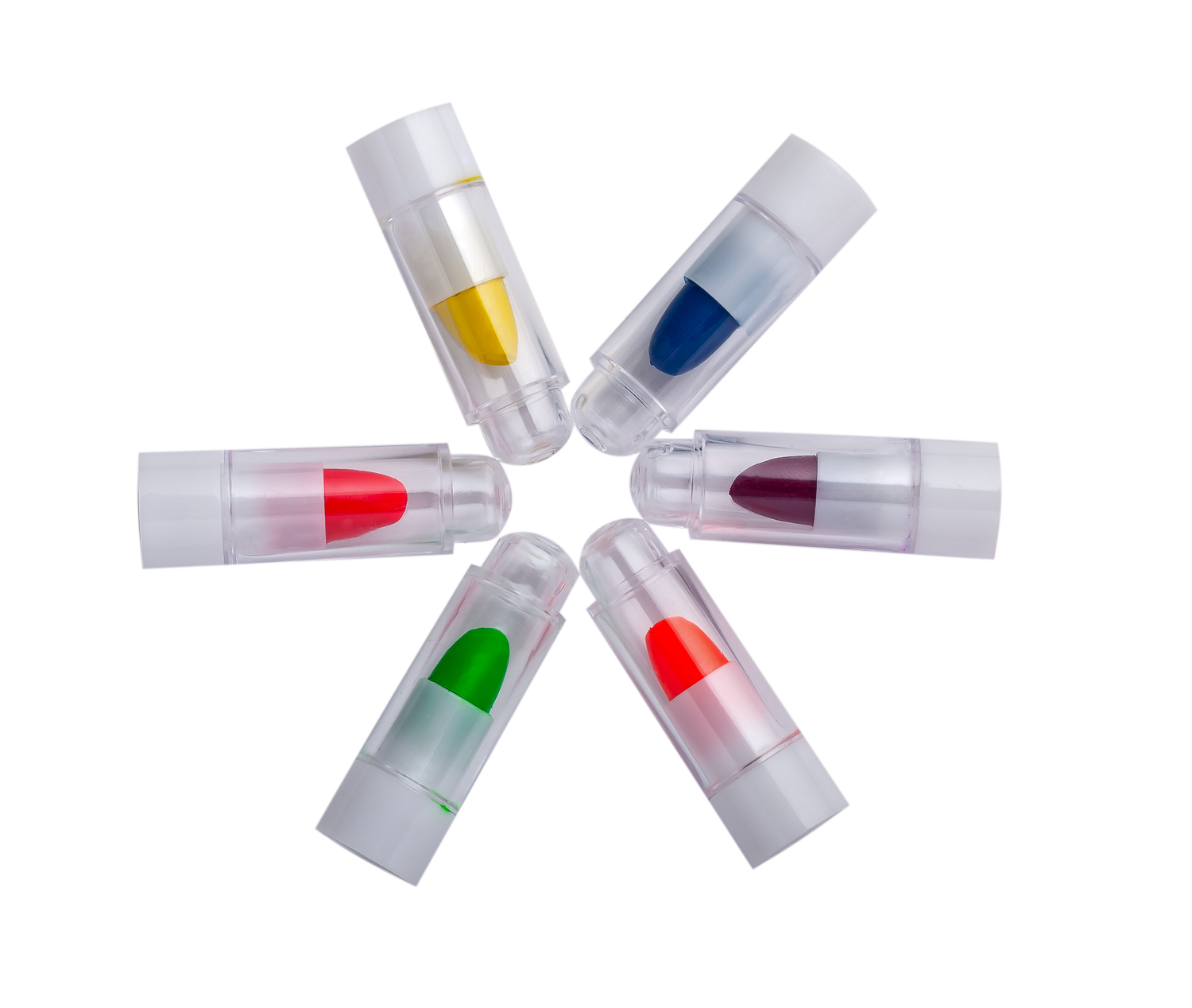 Олівці для гриму обличчя і тіла ZiBi Kids Позитив 6 кольорів (ZB.6569) - фото 2