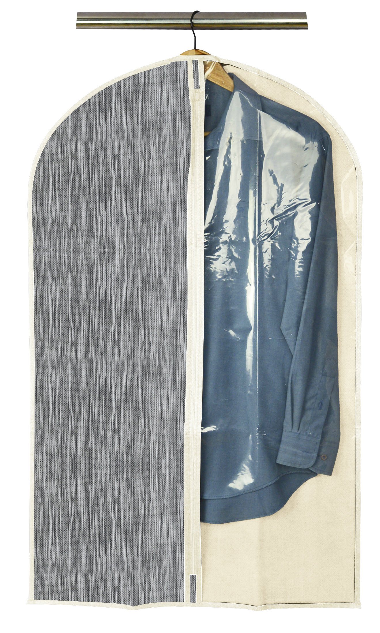 Чехол для одежды Handy Home, серый, 60х100 см (ASH-08) - фото 1