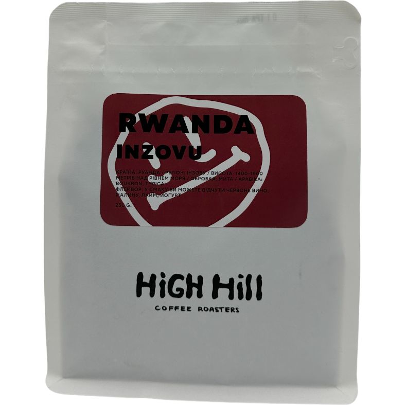 Кава в зернах High Hill Rwand Inzovu omni 250 г - фото 1