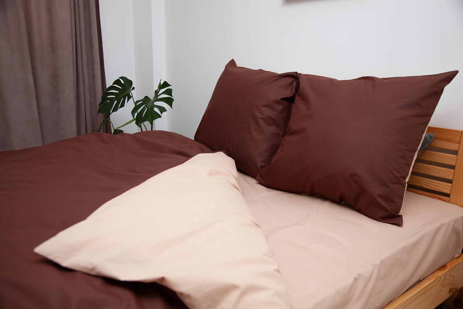 Комплект постельного белья ТЕП Happy Sleep Природный Янтарь полуторный бежево-коричневый (2-03794_26396) - фото 4