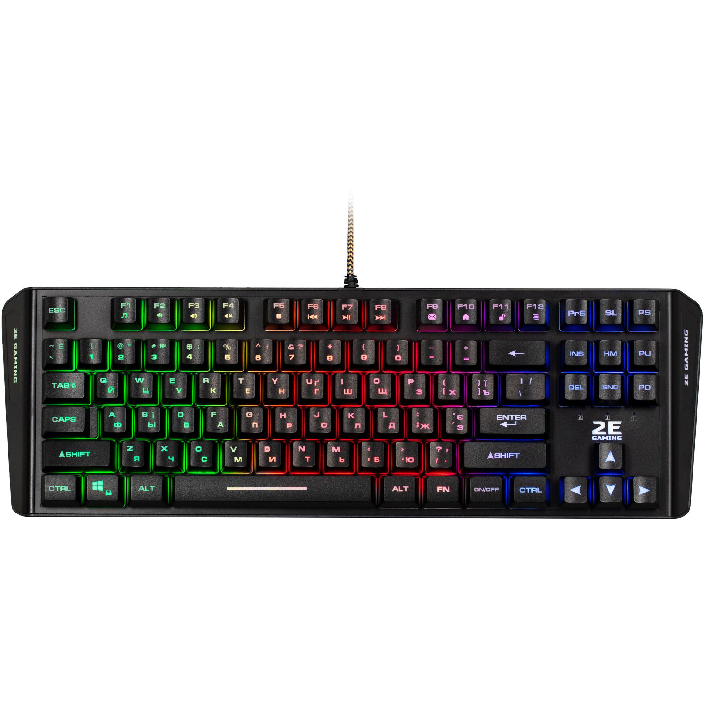 Клавиатура игровая 2E Gaming KG355 с подсветкой black (2E-KG355UBK) - фото 1
