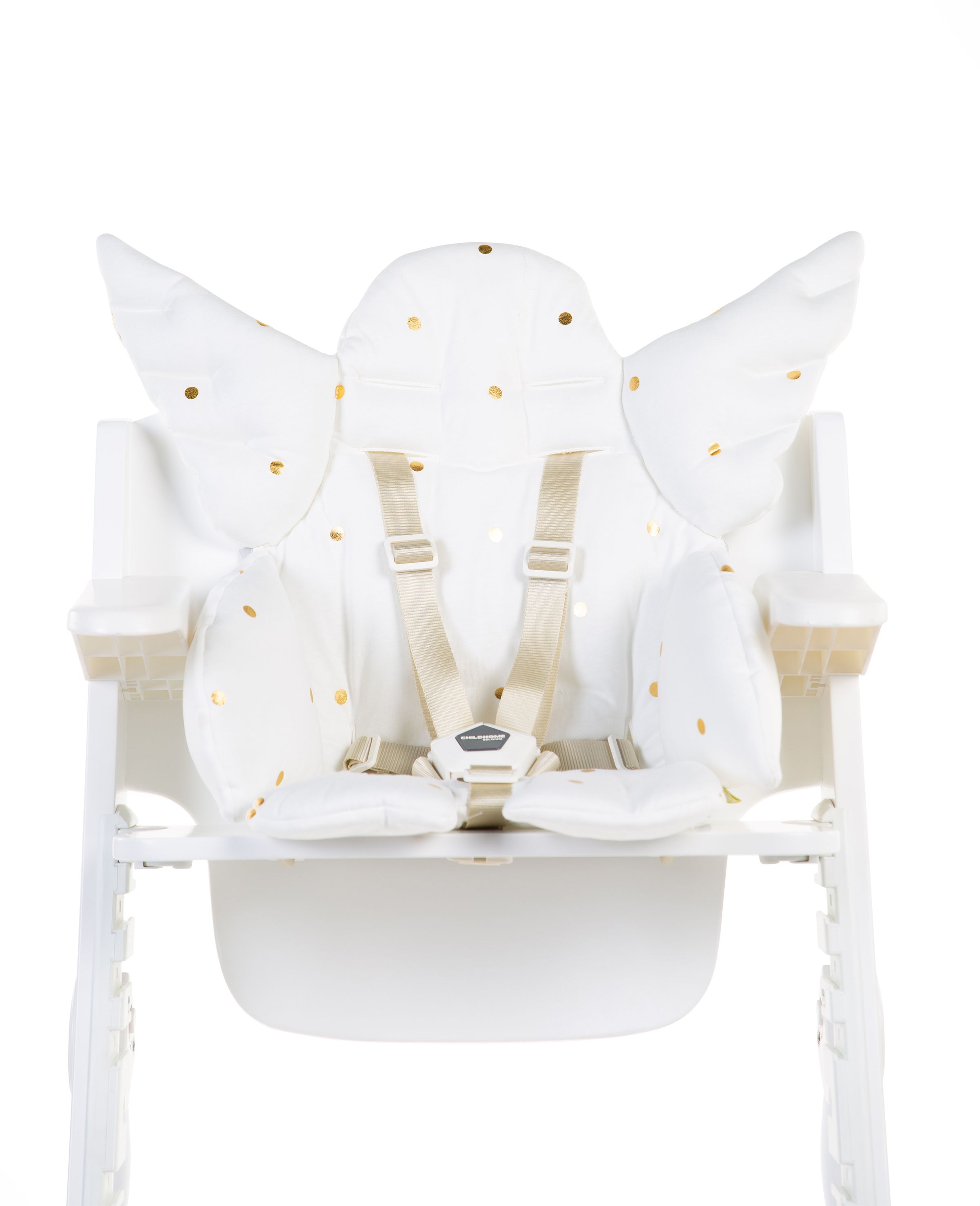 Универсальная подушка к стулу для кормления Childhome, ангел с золотыми точками (CCASCGD) - фото 4