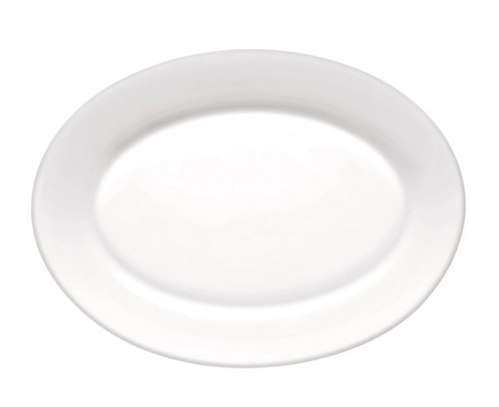 Фото - Прочая столовая посуда Bormioli Rocco Блюдо овальне  Toledo, білий  (400855FP3321990)