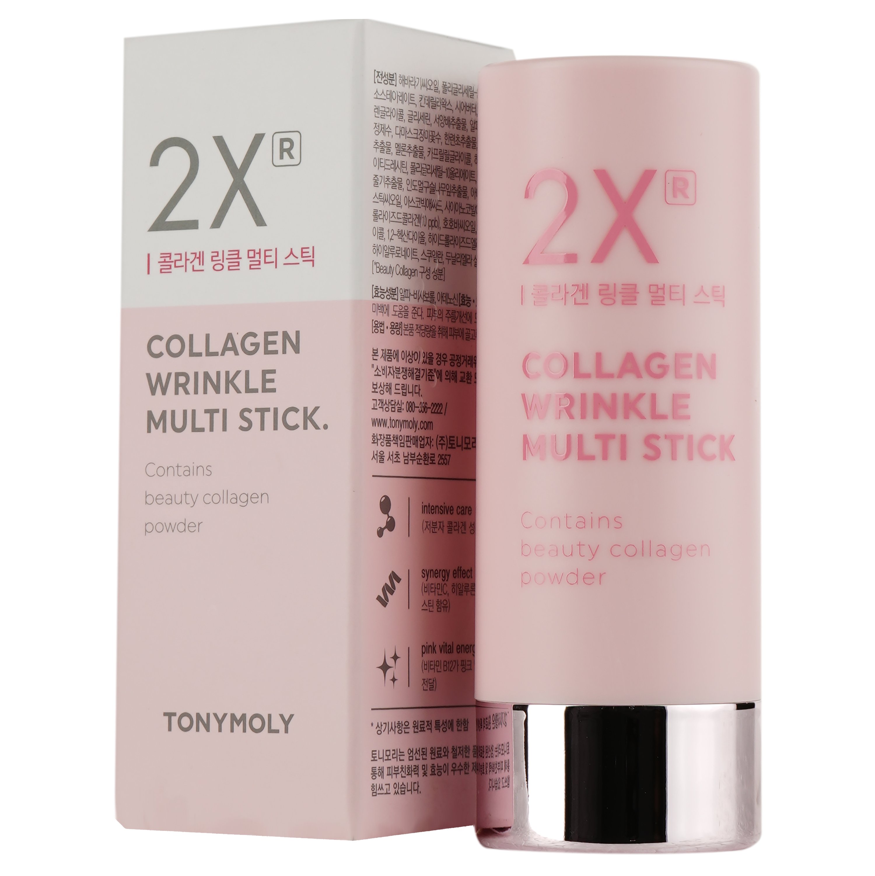 Стік для обличчя Tony Moly 2x Collagen Wrinkle Multi Stick, з колагеном, 10 г - фото 1
