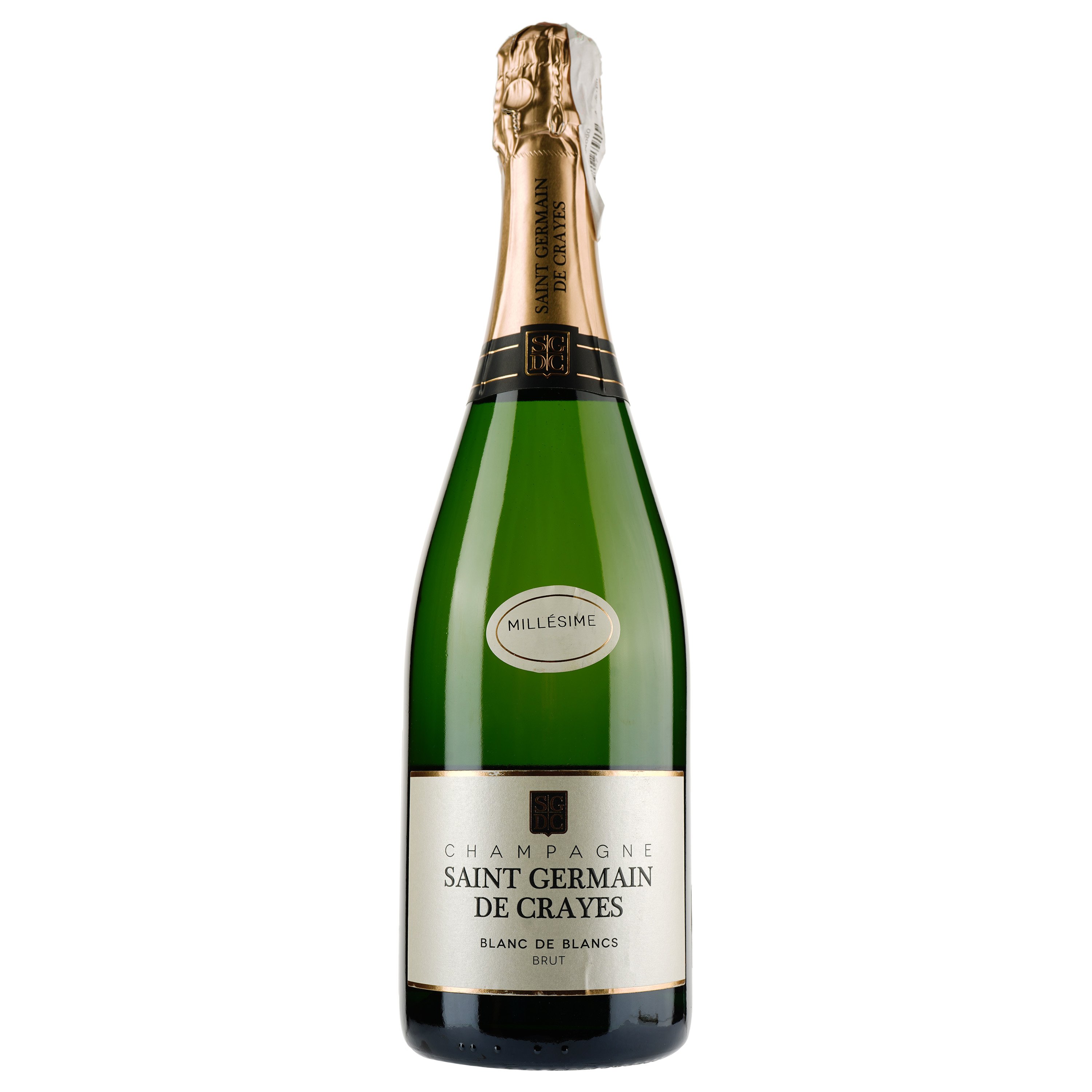 Шампанское Les Producteurs Reunis Saint Germain de Crayes Carte Millesime 2010, белое, брют, 12%, 0,75 л - фото 1