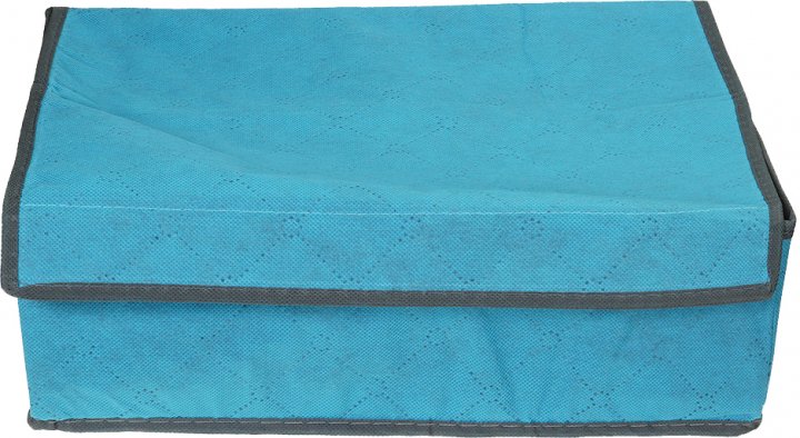 Органайзер для білизни Supretto, 24 відділення, блакитний, 27х36х11 см (5690-0001) - фото 3