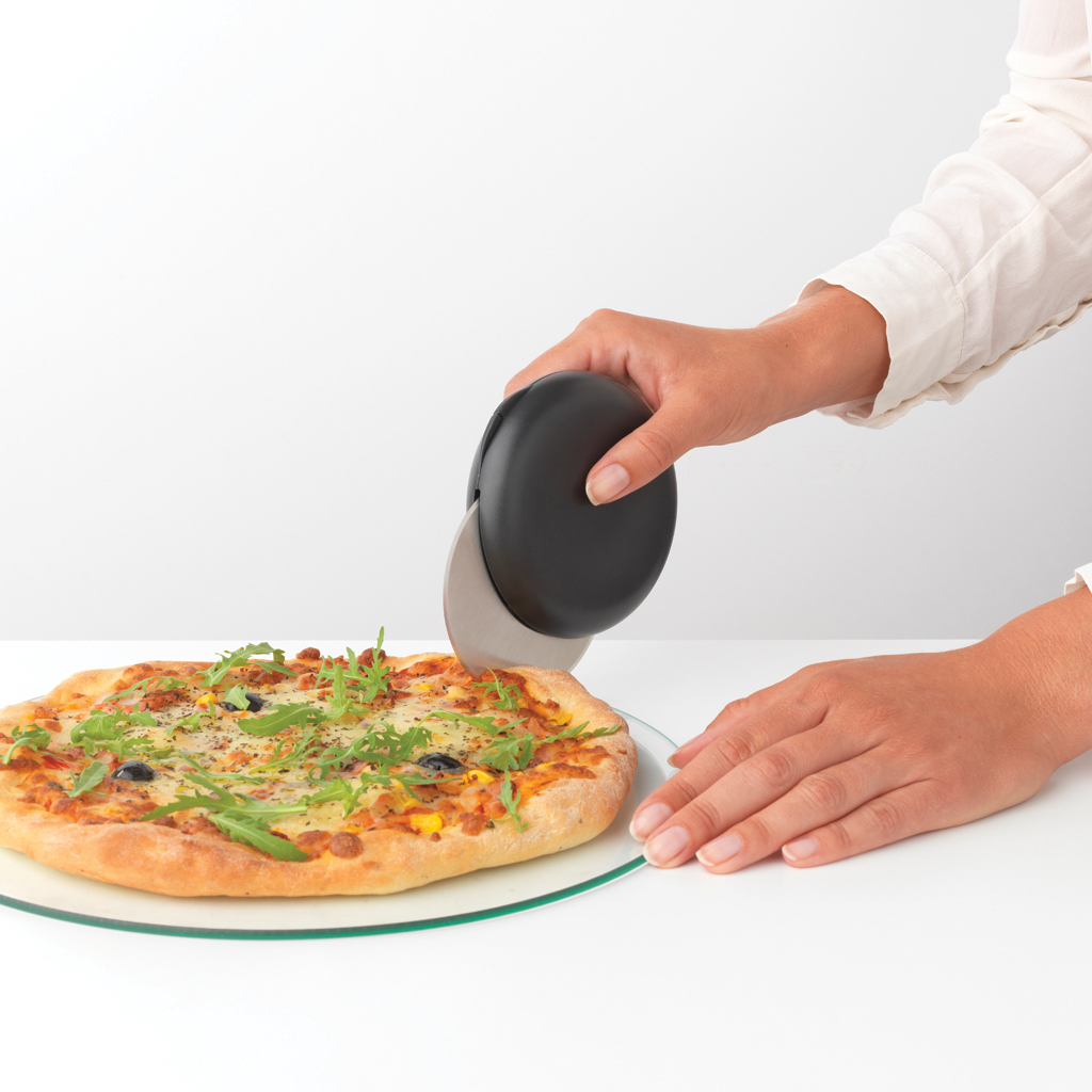 Нож Brabantia для пиццы, черный (123009) - фото 8