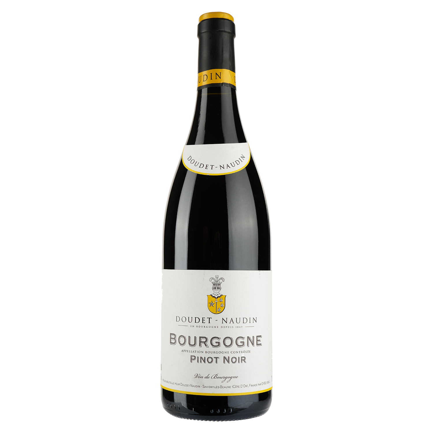 Вино Doudet Naudin Bourgogne Pinot Noir, красное, сухое, 12,5%, 0,75 л (22354) - фото 1