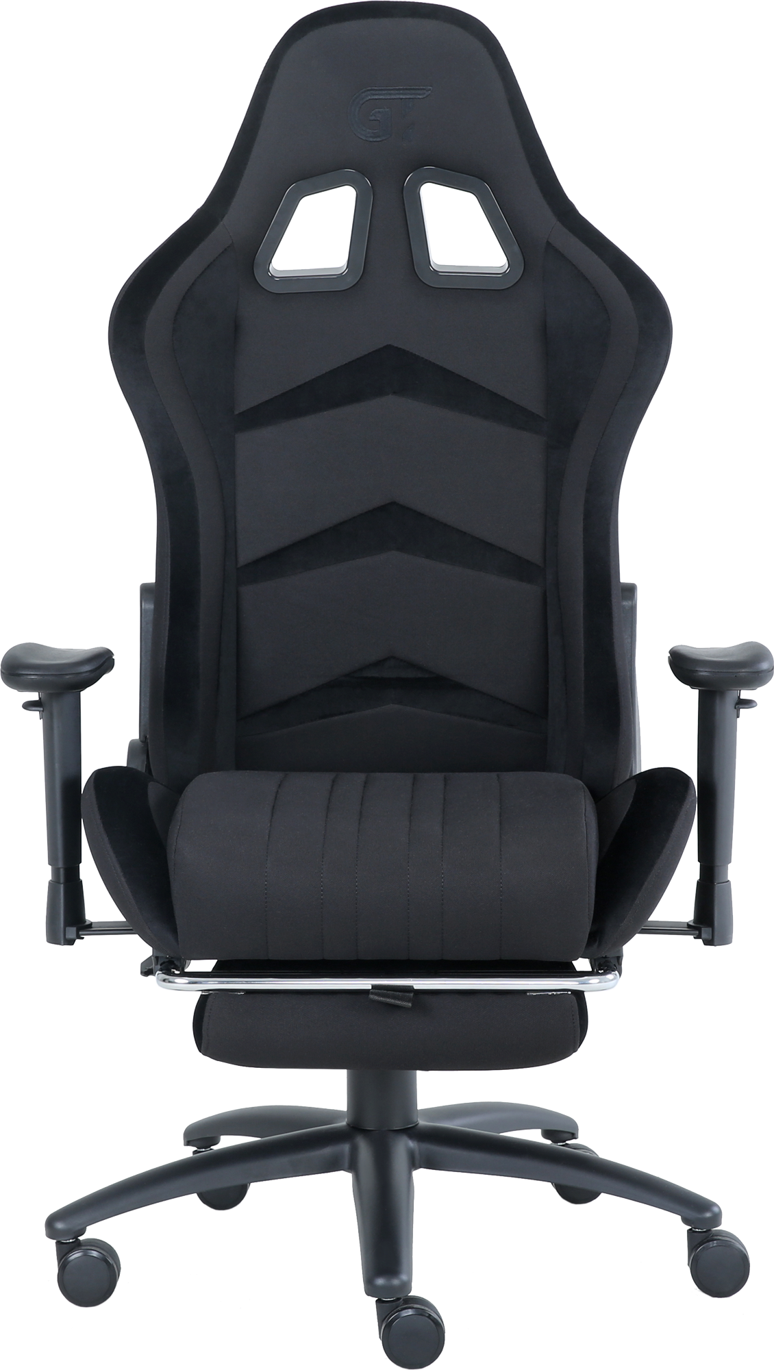 Геймерське крісло GT Racer чорне (X-2534-F Fabric Black) - фото 2