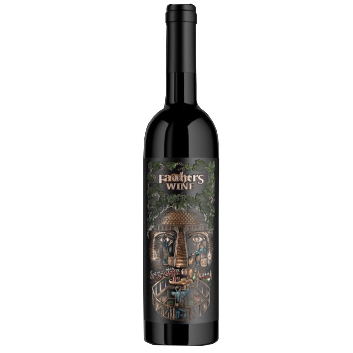Вино Father's Wine Лицо, красное, сухое, 13%, 0,75 л (8000019532526) - фото 1