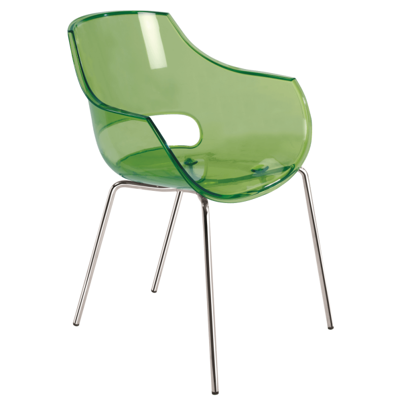 Кресло Papatya Opal, прозрачно-зеленый (294072) - фото 1