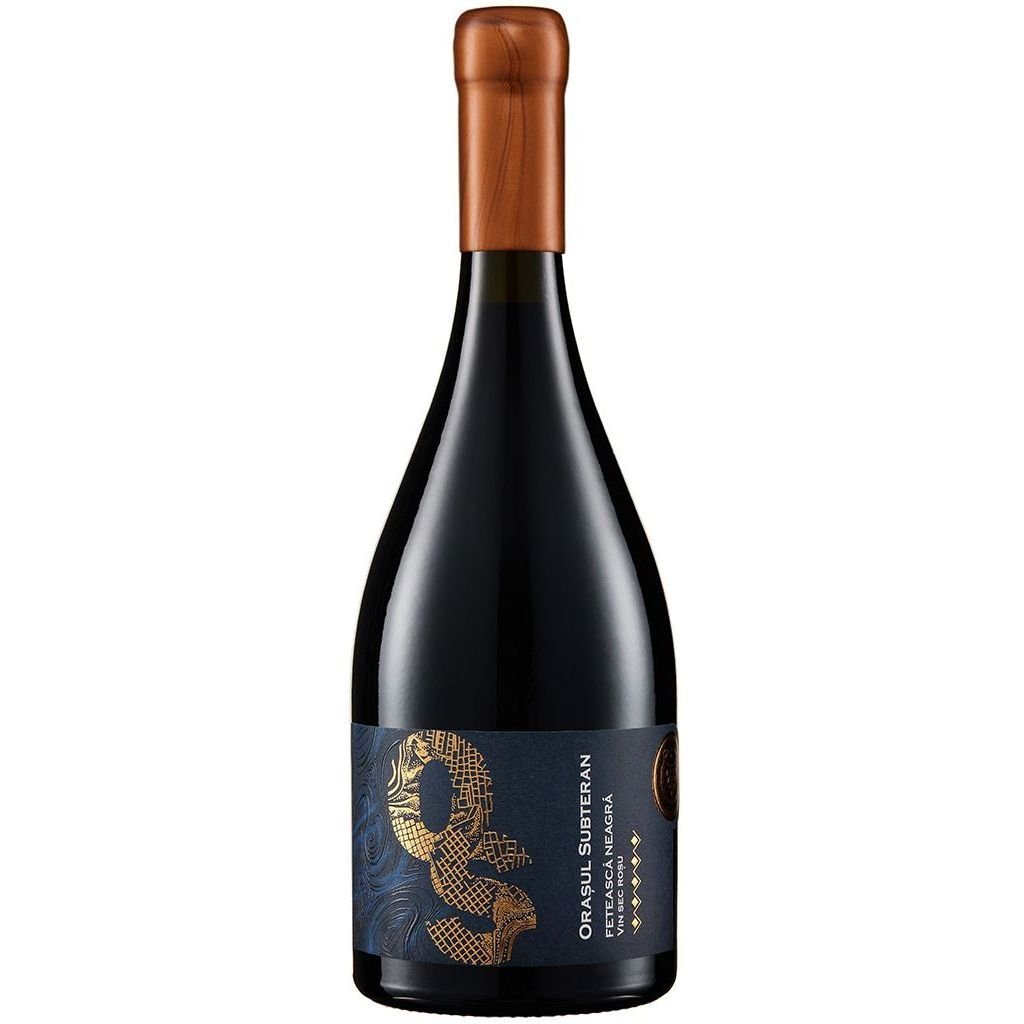 Вино Cricova Orasul Subteran Feteasca Neagra, червоне, сухе, 0.75 л - фото 1