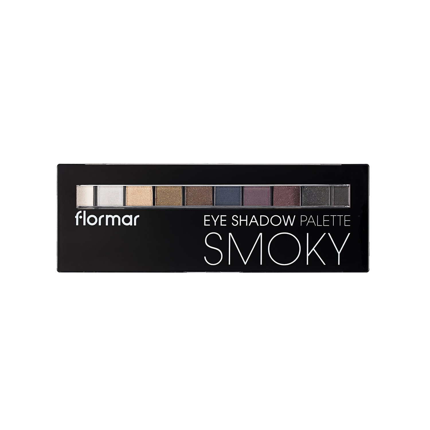 Палетка теней для век Flormar Eye Shadow Palette, тон 02 (Smoky), 10 г (88000019545164) - фото 1