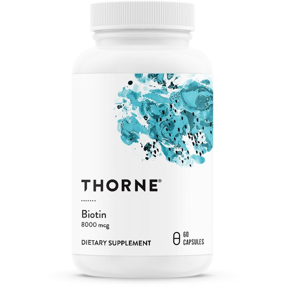 Биотин Thorne Research Biotin 8 мг 60 капсул - фото 1