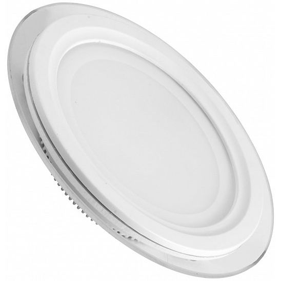 Светодиодный светильник Eurolamp LED Glass Downlight круглый 6W 3000K (4260642630607) - фото 2