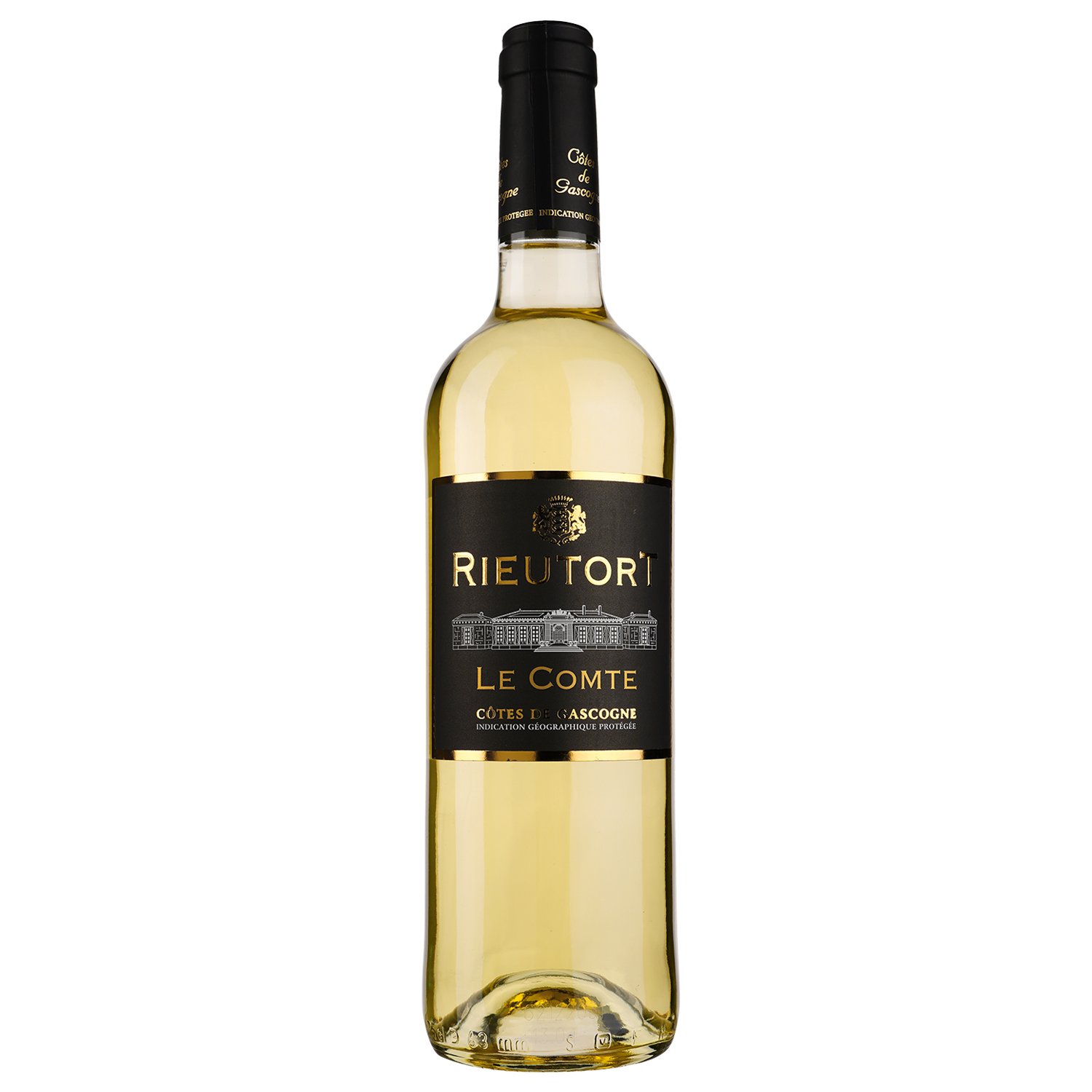 Вино Rieutort Moelleux Gros Manseng Cotes De Gascogne IGP, біле, сухе, 0,75 л - фото 1