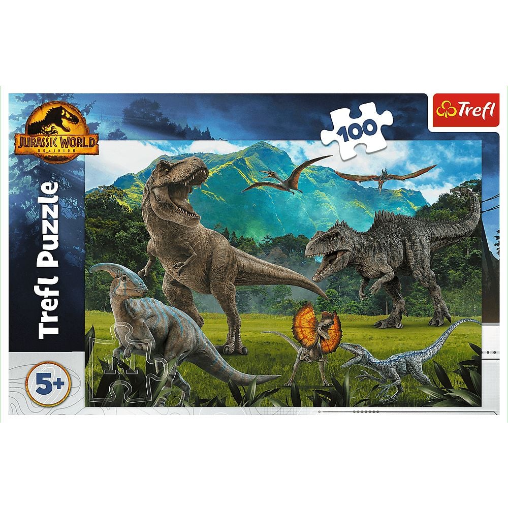 Пазлы Trefl Динозавры Мир динозавров 100 элементов - фото 3
