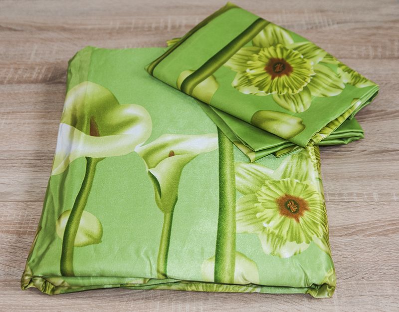 Комплект постельного белья Angel Wolk, евростандарт, зеленый, 6 единиц (2000008439060) - фото 1