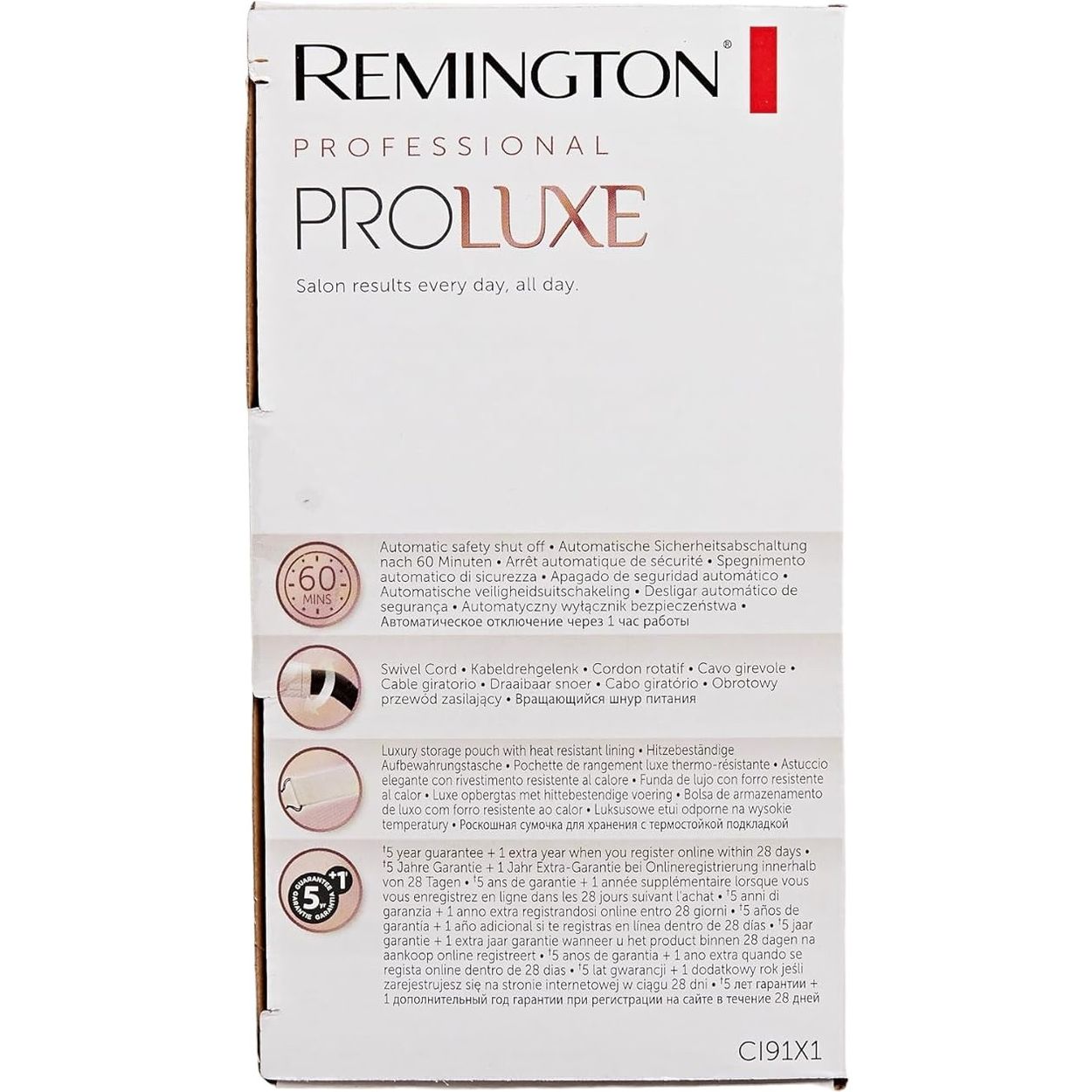 Плойка Remington ProLuxe CI91X1 рожево- золота - фото 6