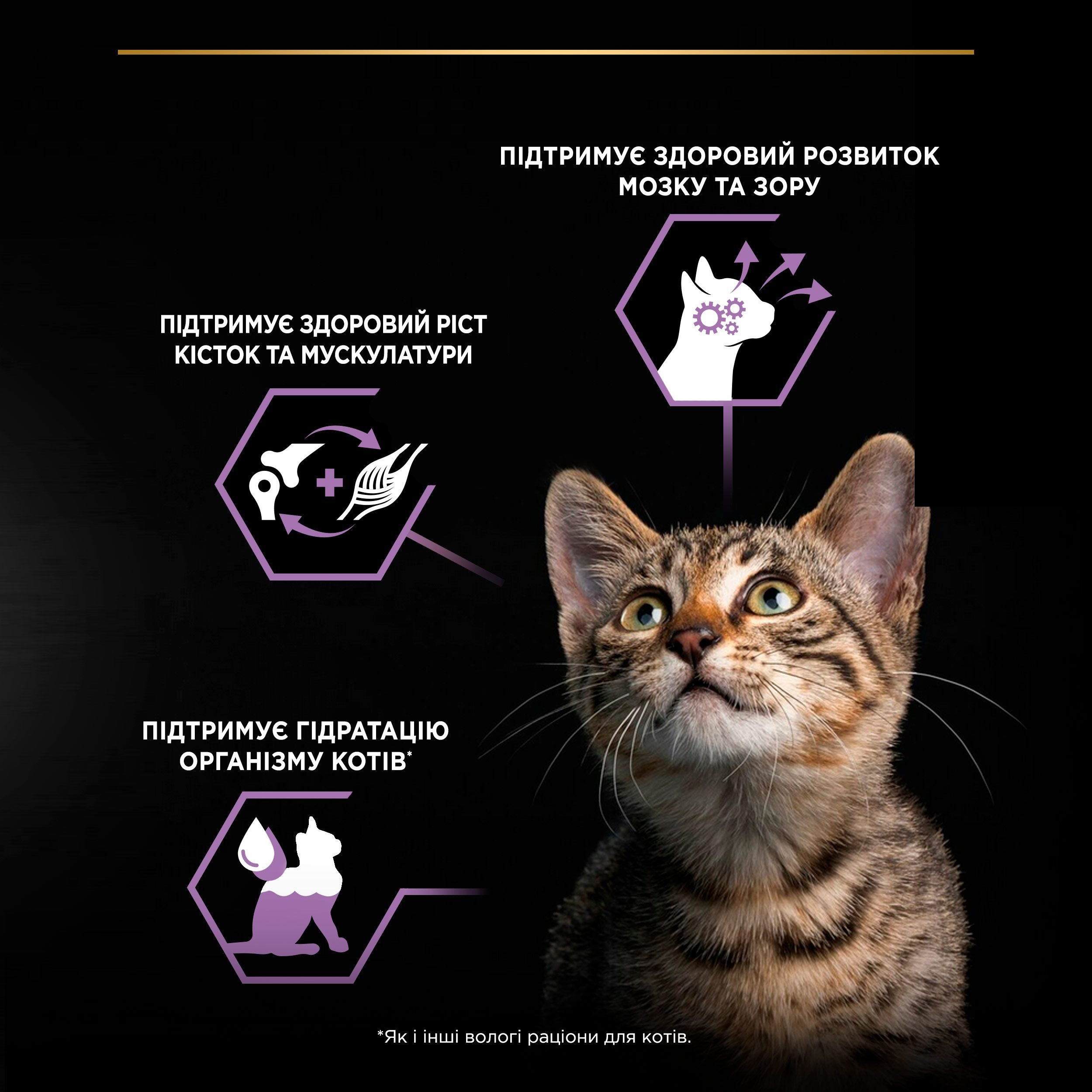 Вологий корм для кошенят Purina Pro Plan Kitten Healthy Start шматочки у підливці з індичкою 850 г (10 шт. х 85 г) - фото 7