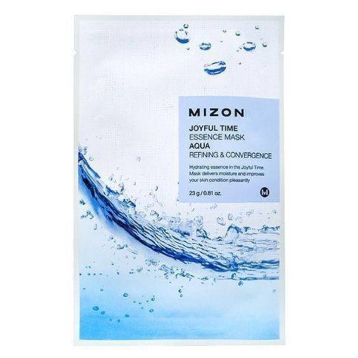 Тканевая маска для кожи лица Mizon Joyful Time Essence Mask Aqua, с морской водой, 23 мл - фото 1