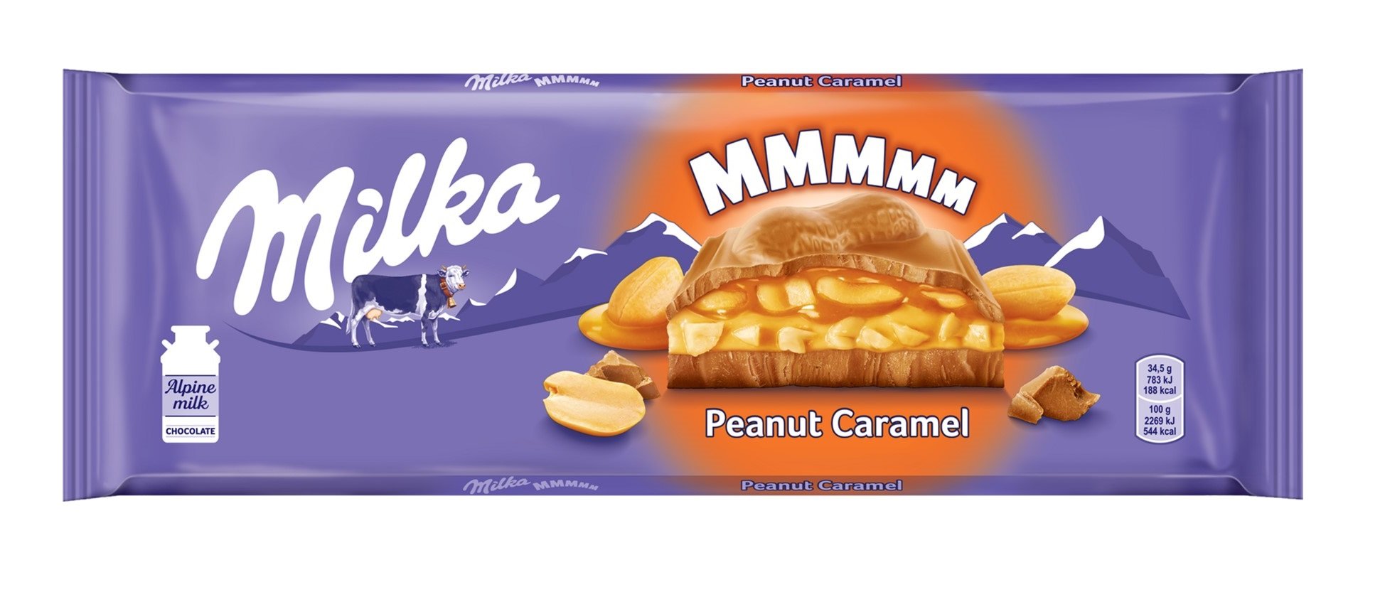Шоколад Milka с арахисом и карамелью, 276 г (728271) - фото 1
