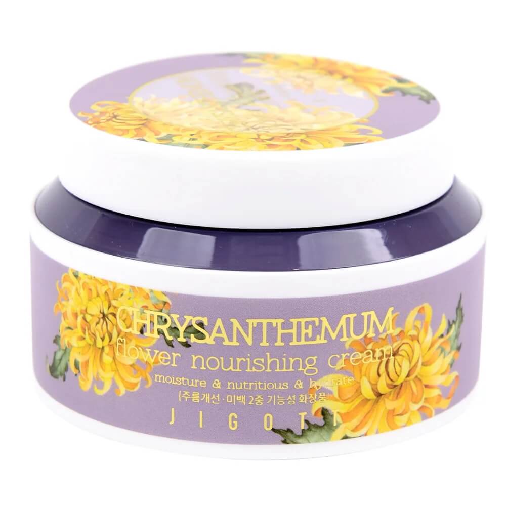Крем для лица Jigott Chrysanthemum Flower Nourishing Cream Хризантема, 100 мл - фото 1