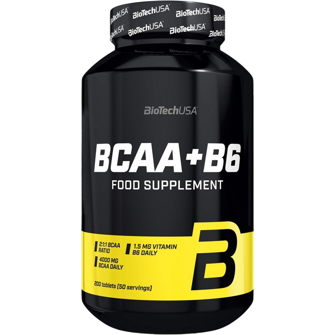 Амінокислота BioTech BCAA+B6 100 таблеток - фото 1
