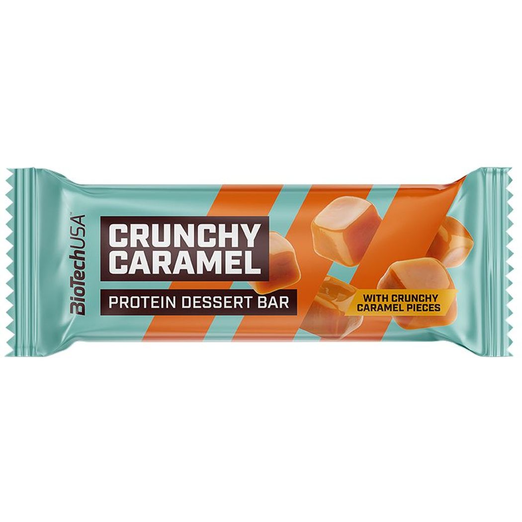 Батончик BioTech Protein Dessert Bar Crunchy Caramel 50 г - фото 1