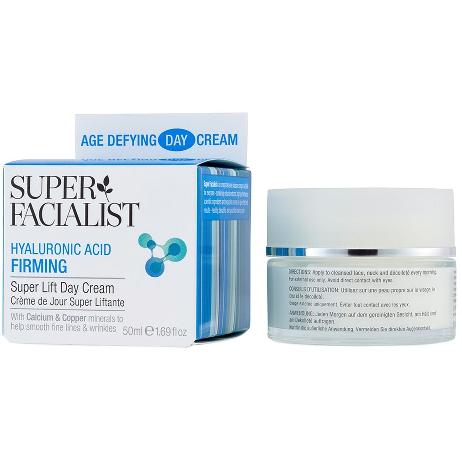 Крем для обличчя денний Super Facialist Hyaluronic Acid Firming 50 мл - фото 4