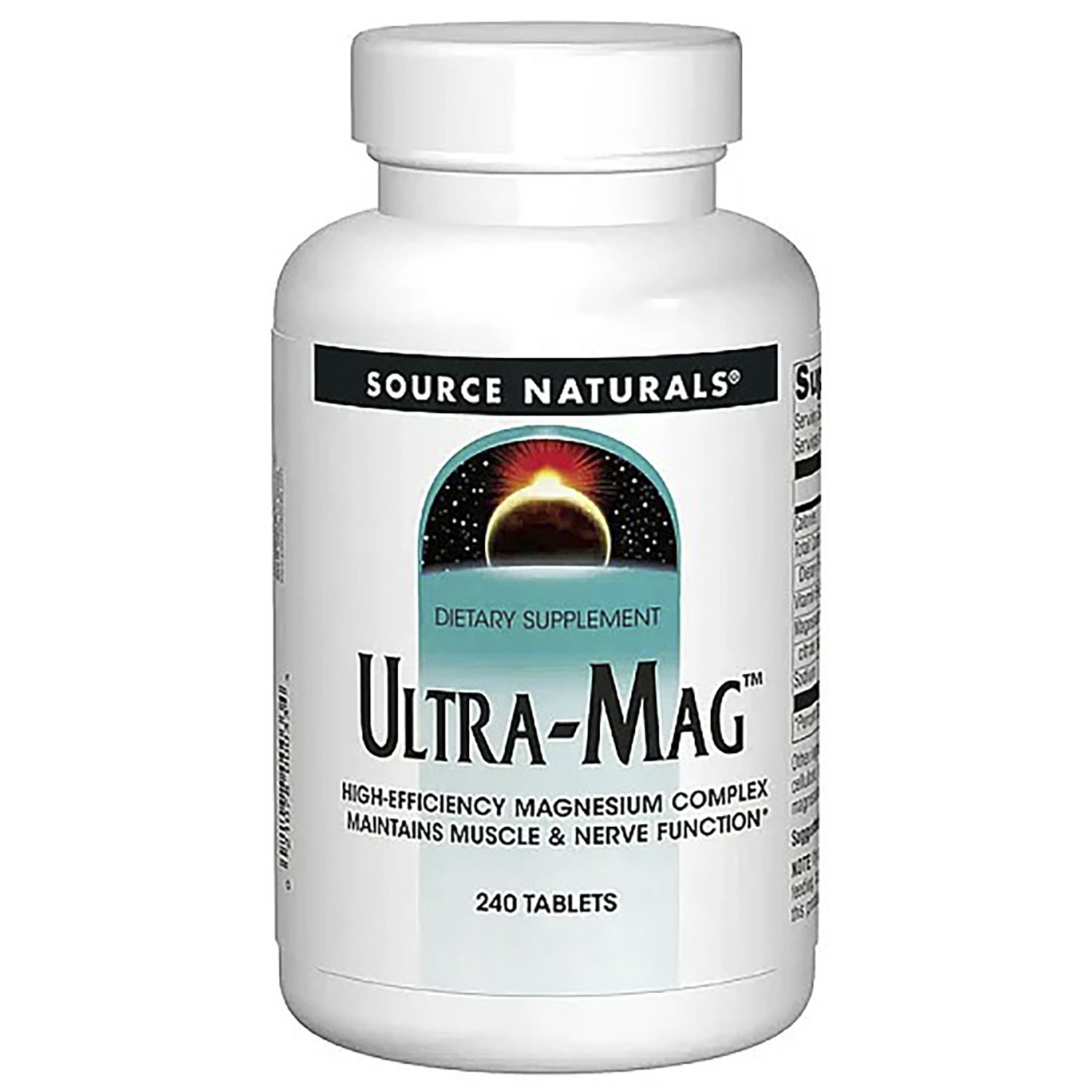 Магній Ультра Source Naturals Ultra-Mag 240 таблеток - фото 1