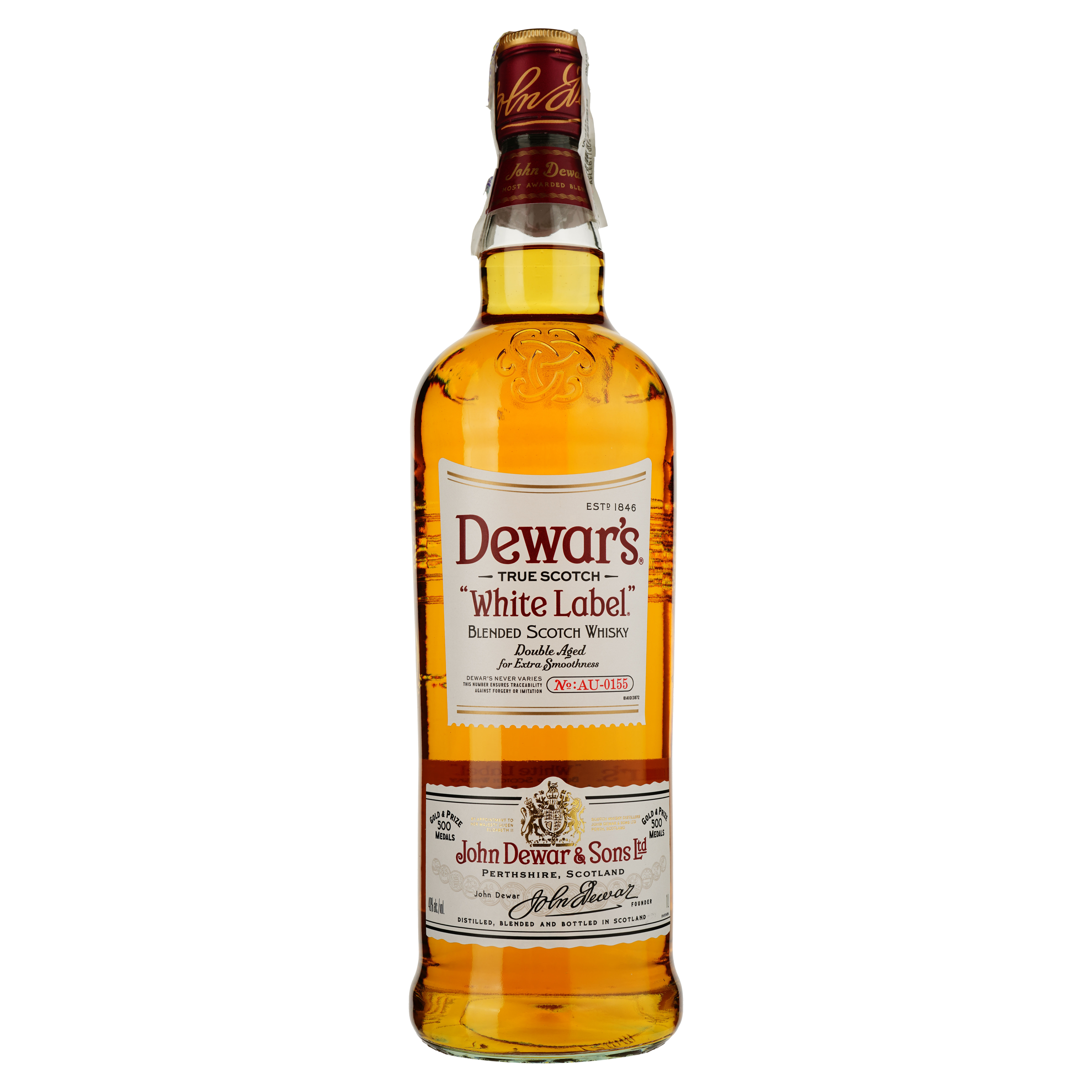 Виски Dewar's White Label Blended Scotch Whisky 40% 1 л - фото 1