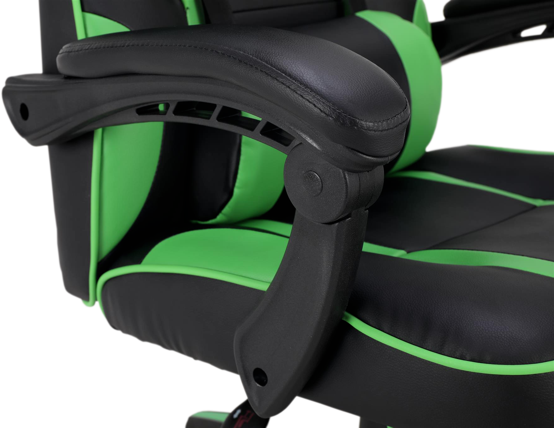 Геймерское кресло GT Racer черное с зеленым (X-2749-1 Black/Green) - фото 12