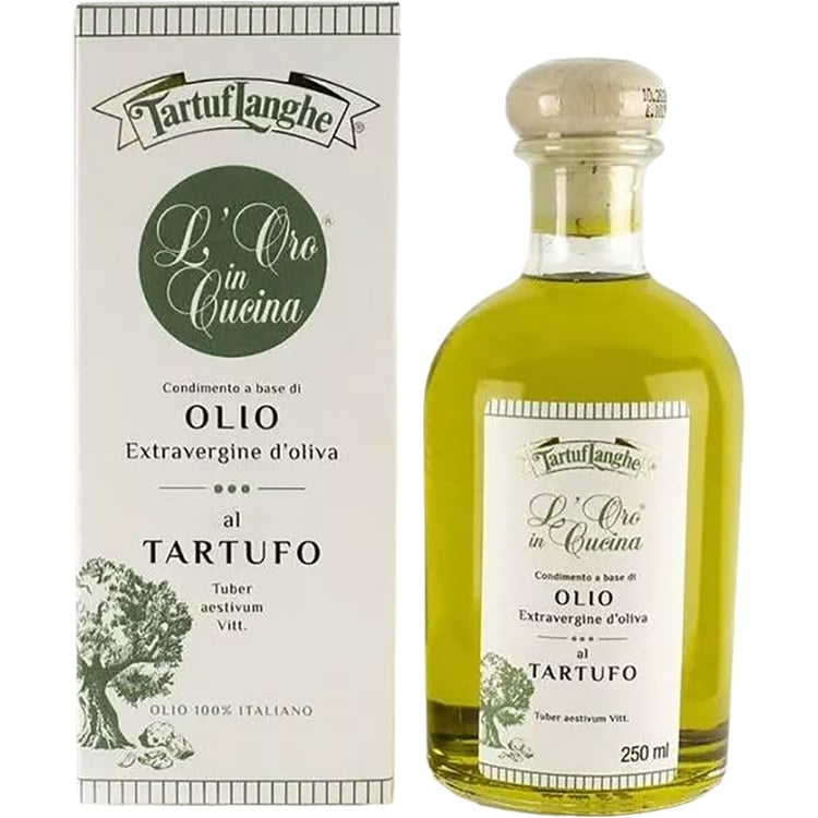 Оливкова олія Tartuflanghe екстра віджиму з чорним трюфелем 250 г - фото 1