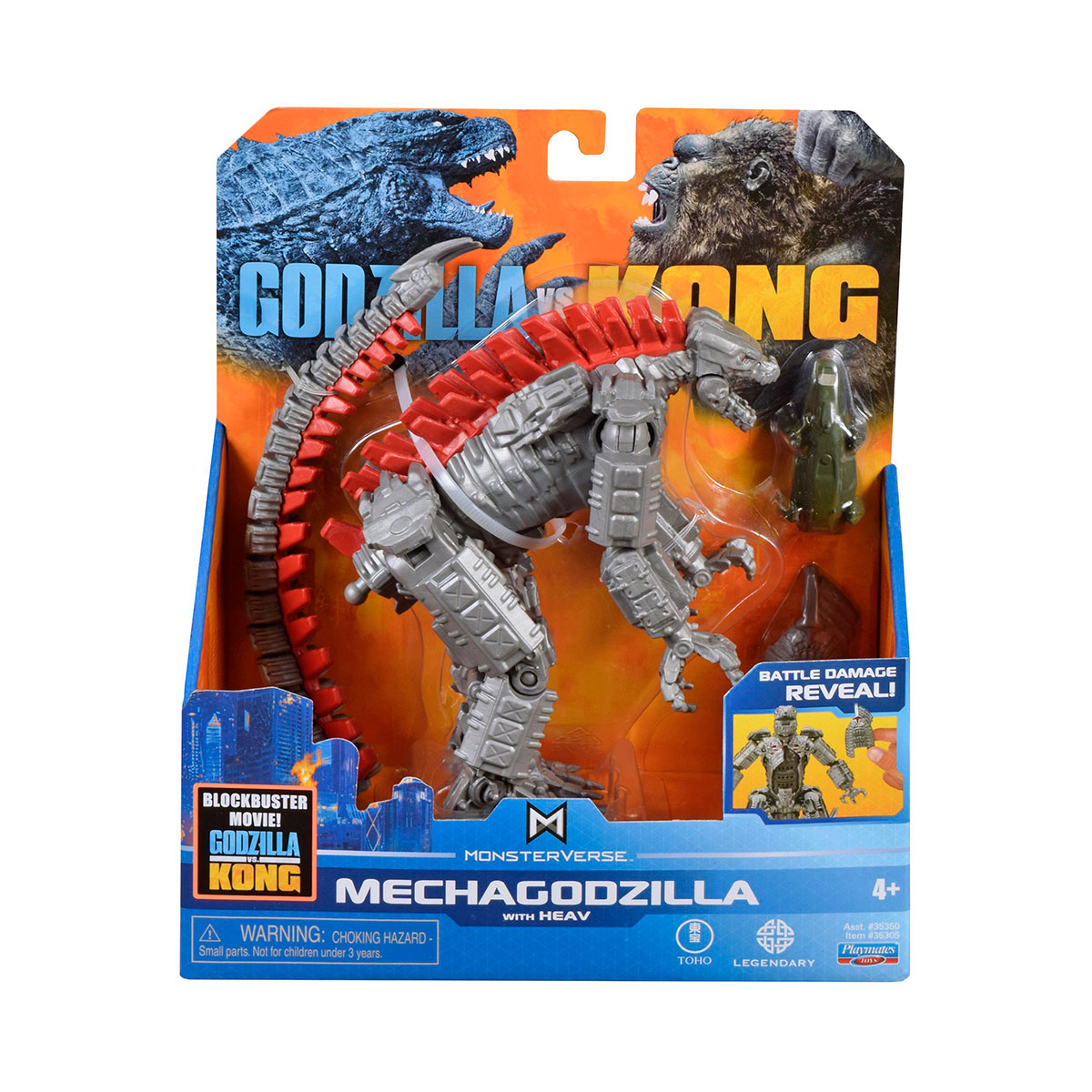 Ігрова фігурка Godzilla vs. Kong Конг Мехагодзила, з аксесуарами (35305) - фото 7