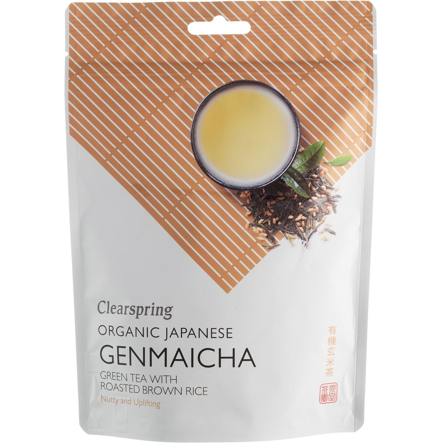 Чай зелений Clearspring Genmaicha зі смаженим рисом органічний 90 г - фото 1