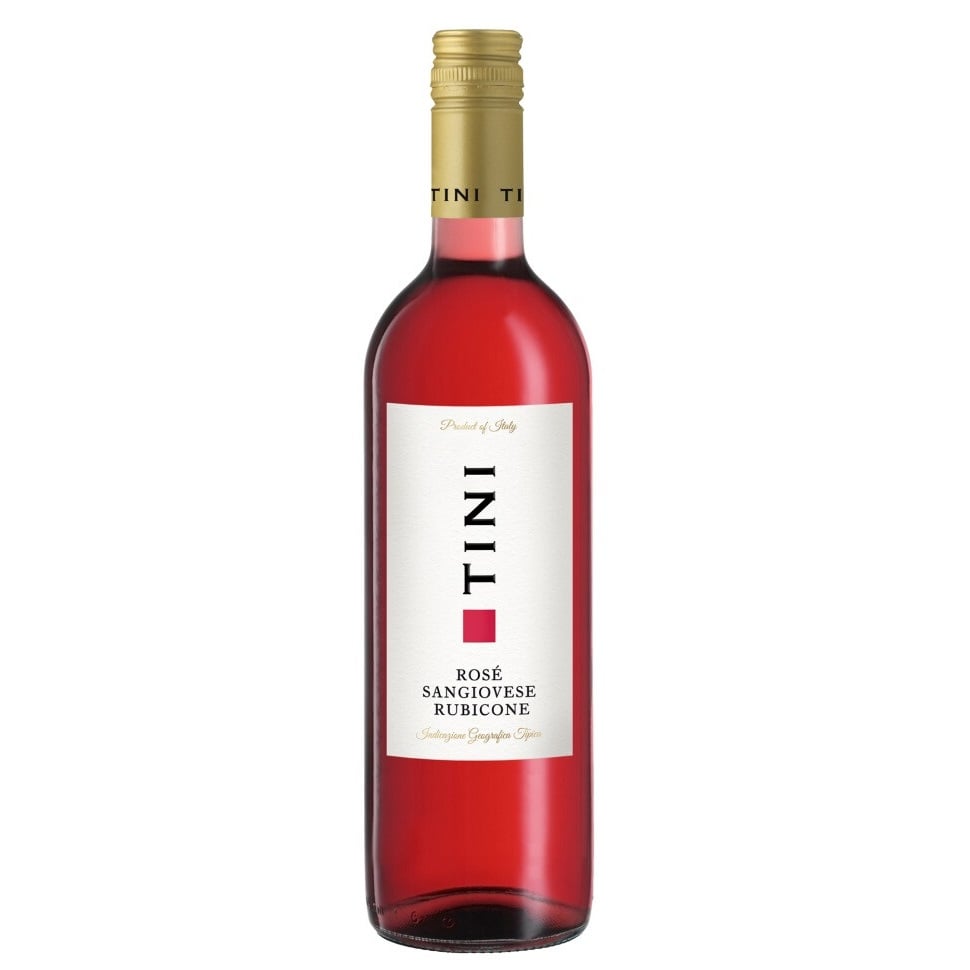 Вино Tini Rose Sangiovese, Rubicone, 12%, 0,75 л (887669) - фото 1